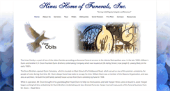 Desktop Screenshot of hineshomeoffunerals.com